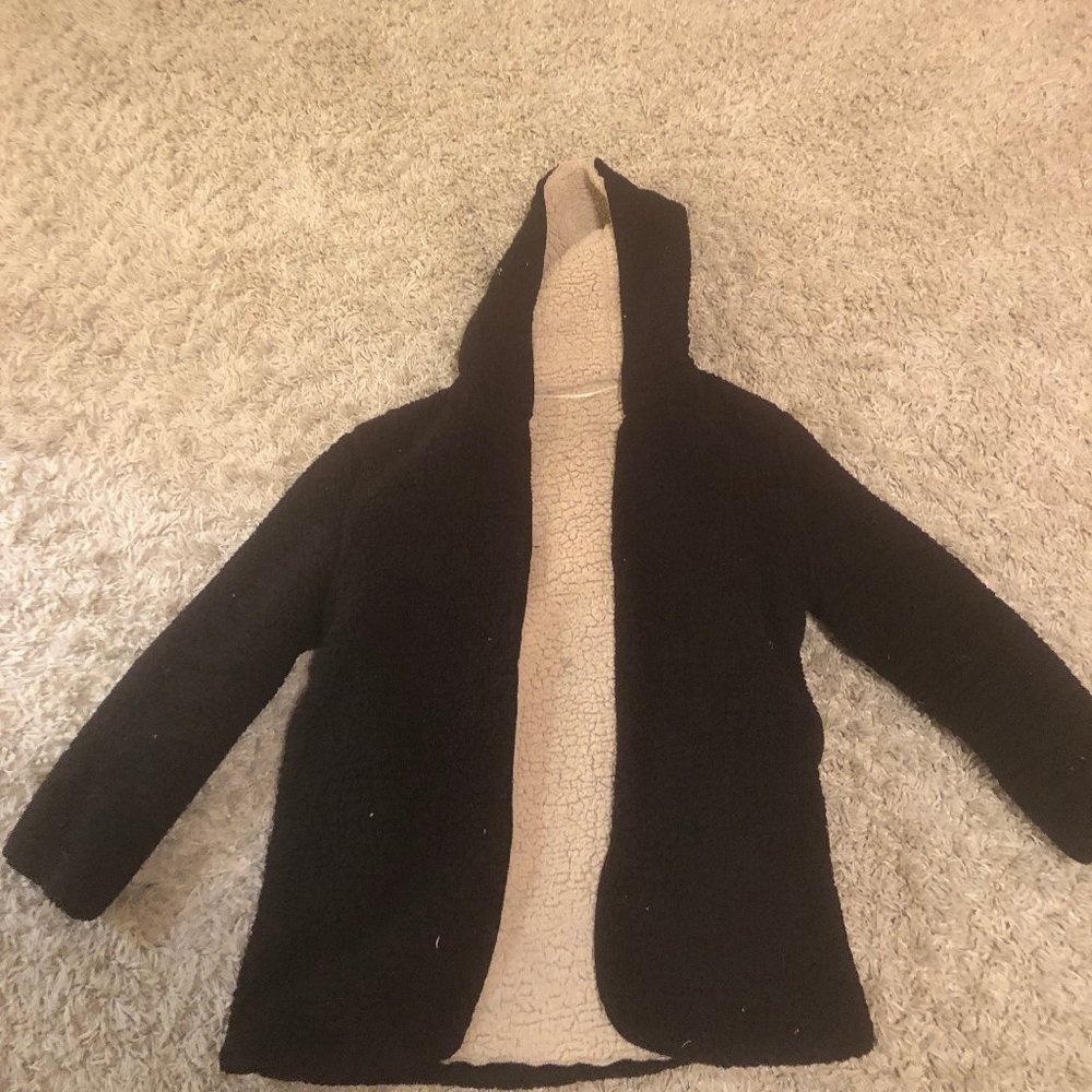 fuzzy teddy coat S